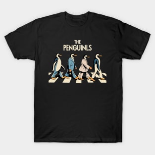 The penguin-Ls - Abbey Road T-Shirt